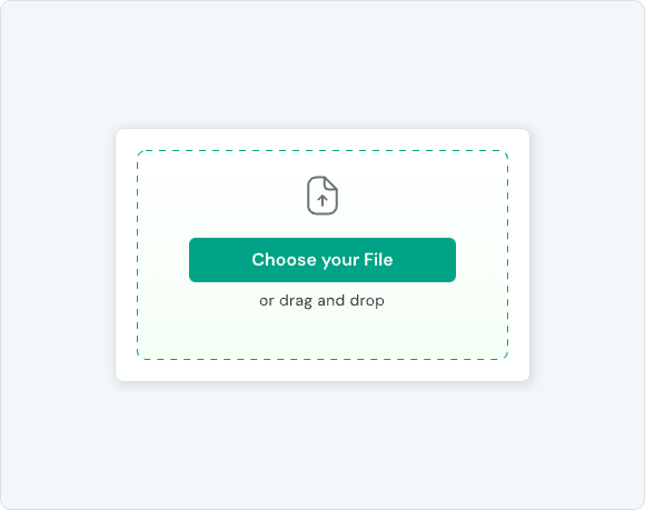 Upload your file